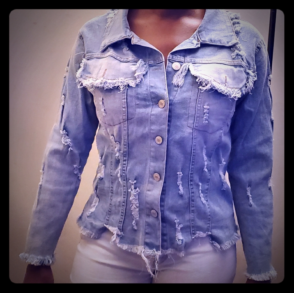 Brand new jean jacket,  blue Jean's, jean dress
